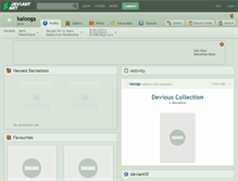 Tablet Screenshot of kalooga.deviantart.com