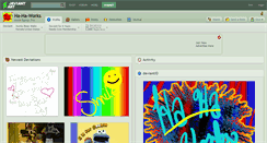 Desktop Screenshot of ha-ha-works.deviantart.com