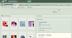 Desktop Screenshot of kouraiiconmaker.deviantart.com