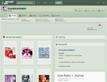 Tablet Screenshot of kouraiiconmaker.deviantart.com