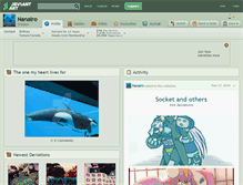 Tablet Screenshot of nanairo.deviantart.com