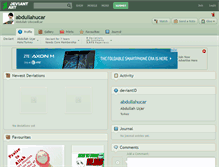 Tablet Screenshot of abdullahucar.deviantart.com