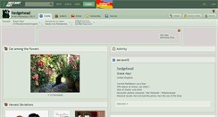 Desktop Screenshot of hedgehead.deviantart.com