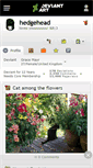 Mobile Screenshot of hedgehead.deviantart.com