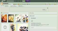 Desktop Screenshot of miirumiyuki.deviantart.com