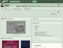 Tablet Screenshot of fodaze.deviantart.com