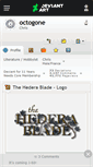 Mobile Screenshot of octogone.deviantart.com