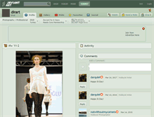 Tablet Screenshot of dirart.deviantart.com