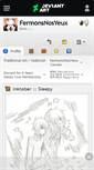 Mobile Screenshot of fermonsnosyeux.deviantart.com
