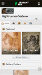 Mobile Screenshot of nightrunner-series.deviantart.com