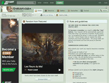 Tablet Screenshot of eroticart-club.deviantart.com