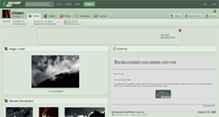 Desktop Screenshot of chosen.deviantart.com