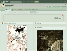 Tablet Screenshot of phattony227.deviantart.com