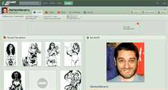 Desktop Screenshot of marianonavarro.deviantart.com