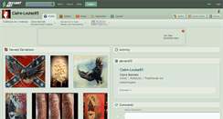 Desktop Screenshot of claire-louise85.deviantart.com