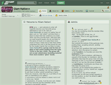 Tablet Screenshot of glam-nation.deviantart.com