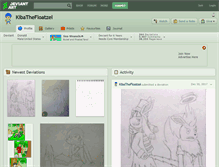 Tablet Screenshot of kibathefloatzel.deviantart.com