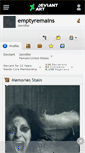 Mobile Screenshot of emptyremains.deviantart.com