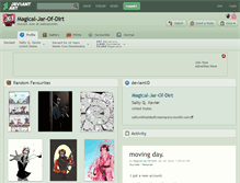 Tablet Screenshot of magical-jar-of-dirt.deviantart.com