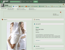 Tablet Screenshot of inese.deviantart.com