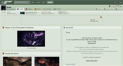Desktop Screenshot of isvoc.deviantart.com