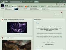 Tablet Screenshot of isvoc.deviantart.com