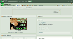 Desktop Screenshot of musicgirl101.deviantart.com