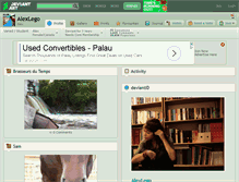 Tablet Screenshot of alexlego.deviantart.com