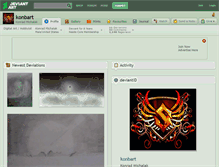 Tablet Screenshot of konbart.deviantart.com