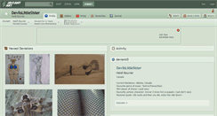Desktop Screenshot of devilslittlesister.deviantart.com