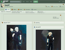 Tablet Screenshot of masloff.deviantart.com