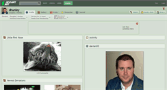 Desktop Screenshot of dhunley.deviantart.com
