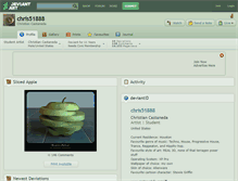 Tablet Screenshot of chris51888.deviantart.com