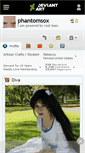 Mobile Screenshot of phantomsox.deviantart.com