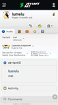 Mobile Screenshot of lumelu.deviantart.com