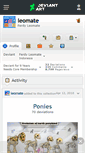 Mobile Screenshot of leomate.deviantart.com