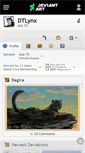Mobile Screenshot of dtlynx.deviantart.com
