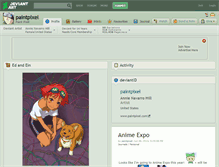 Tablet Screenshot of paintpixel.deviantart.com