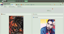 Desktop Screenshot of brokensicario.deviantart.com