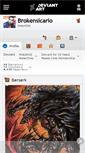 Mobile Screenshot of brokensicario.deviantart.com
