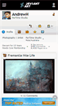 Mobile Screenshot of andrewh.deviantart.com