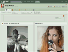 Tablet Screenshot of ladycornicula.deviantart.com