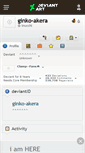Mobile Screenshot of ginko-akera.deviantart.com