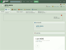Tablet Screenshot of ginko-akera.deviantart.com
