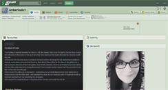 Desktop Screenshot of amberlouie.deviantart.com
