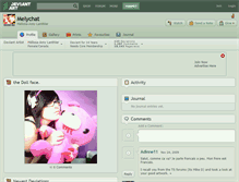 Tablet Screenshot of melychat.deviantart.com