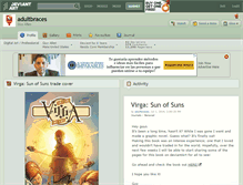 Tablet Screenshot of adultbraces.deviantart.com