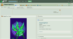Desktop Screenshot of dragonking65622.deviantart.com