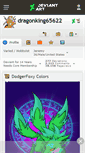 Mobile Screenshot of dragonking65622.deviantart.com