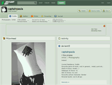 Tablet Screenshot of captainpaula.deviantart.com